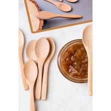 Mikasso Bambu 6'lı Ölçü ve Baharat Kaşığı 17 cm Bal, Tatlı, Reçel Kaşığı Bambu Çok Renkli