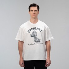 Everlast Graphic Collection Comfort Fit Beyaz Erkek Tişört