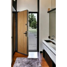 Mikasso Kapı Altı Rüzgar Önleyici Çelik Kapı Isı Yalıtım Süngeri Eşik Altlığı Rüzgarlık Toz Soğuk Sünger - K