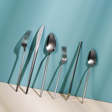 Karaca Vibe Elegance 84 Parça 12 Kişilik Çatal Kaşık Bıçak Takımı Paslanmaz Çelik Kutulu