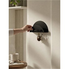Form Design Minimalist Metal Anahtar Askılığı – Yapışkanlı Dekoratif Duvar Anahtarlık – Modern Antre Düzenleyici