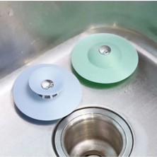 Mikasso Lavabo Küvet Tıkacı 2 Adet Mutfak Banyo Gider Tıpası Kapağı Tıkaç Süzgeç Deri