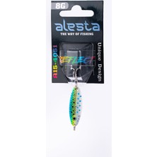 Alesta Reflect 8g Turkuaz/sarı/beyaz Noktalı Glow
