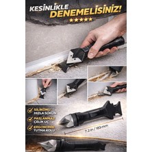 Mikasso Profesyonel Silikon & Derz Kazıyıcı Set | Çok Amaçlı Mutfak Banyo Temizleme Aparatı Siyah