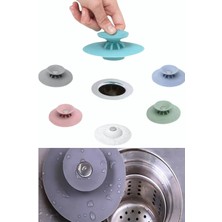 Mikasso Lavabo Küvet Pratik Çok Amaçlı Tıkanma Önleyici Süzgeç Tıkacı Plastik