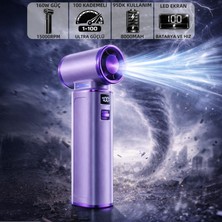 Mioji Mio AD72 Pro 8000MAH 150000RPM Taşınabilir Güçlü Hava Üfleme Cihazı - Mor