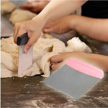 Mikasso Metal Hamur Kesici Spatula Plastik