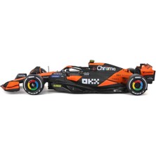 Oyuncak Vitrinim 1:24 Mclaren MCL38 Miami Grand Prix 2024 Figürlü Formula 1 Yarış Arabası - 4-Lando Norris