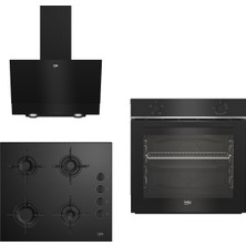 Beko New Black Star 3 Lü Ankastre Set ( Bfc 210 S - Bocd T 6011 Es - Bde 6050 S )
