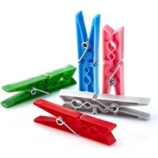 Mikasso 24 Parça Çınar Plastik Mandal (4457) 2 Tr