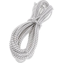 Mikasso 6 mm 10 Metre Lastikli Ipek Halat Gerdirme Ipi Branda Germe Lastiği Tente Bağlama Ipi Çizim Ipi 10