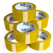 Neox Şeffaf Koli Bandı 6 Adet 100'ER Metre