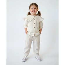 Lily & Co. Lily Co Bayramlık Kız Çocuk Gömlek-Pantolon Takım