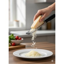 Mikasso Metal Pratik Peynir, Çikolata, Sarımsak, Limon ve Portakal Kabuğu Rendesi Çelik