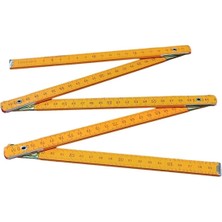 Mikasso Ahşap Katlanır Ağaç Tahta Metre ( 1 Metre ) 1 M