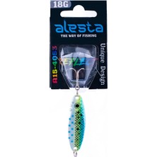 Alesta Reflect 18G Turkuaz/sarı/beyaz Noktalı Glow