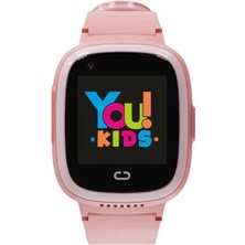 Ferro Youkıds  KN8100 4g Akıllı Çocuk Saati Pembe