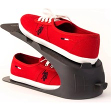 Mikasso 5 Adet Siyah Ayakkabı Rampası Ayakkabı Düzenleyici Organizer Dk Plastik Siyah Tr