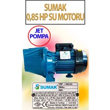 Sumak 0,85 Hp 0,65 Kw Su Motoru 220 Volt 4,6 Amper