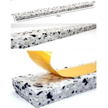 Mikasso 2 Adet Yapışkanlı Kapı Altı Isı Yalıtım Süngeri Eşik Süngeri Rüzgar Önleyici Yumuşak Sünger Yapışkan