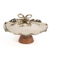 Belirtilmemiş Mikasa Moor Gold Fiyonk Ahşap Ayaklı Sunumluk 34X18 cm