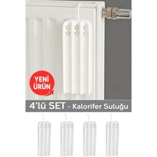 Mikasso 4 Adet Kalorifer Suluğu - Oda Ortam Nemlendirici Petek Suluğu Beyaz Tr