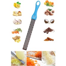 Mikasso Uzun Limon Peynir Sarımsak Rendesi Uzun Rende Pratik Sebze Meyve Kabuk Detoks Rendesi Plastik