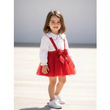 Lily & Co. Lily Co Kırmızı Tütü Etekli Kız Çocuk Takımı