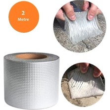 Mikasso Alüminyum Izolasyon Tamir Bakım Çatlak Bantı Çamur Bant (2 M)