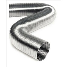 Mikasso Tel Takviyeli Aspiratör Borusu (120 Mm)