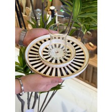 Onedekor 18 Parça Modern Piano Black Bird Pasta Çay Saati Seti