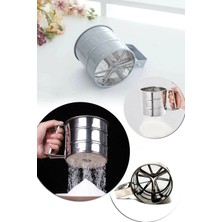 Mikasso Paslanmaz Metal Un Eleği & Şeker Eleği