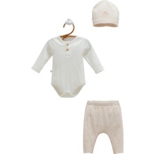 Caramell Body Patiksiz Pantolon Şapka Takım 1557