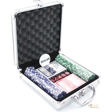 Tekinhediyelik Metal Çantalı 100 Chipli Poker Oyunu ALK1495