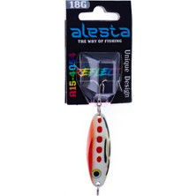 Alesta Reflect 18G Kırmızı/beyaz/kahve Noktalı Glow