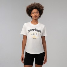 Everlast Graphic Boxing Collection Comfort Fit Beyaz Kadın Tişört