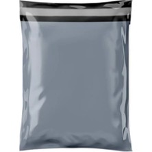 Mikasso Etiket Plastik Kargo Poşeti Cepsiz 35X45X5 cm 1pk 50 Adet Gri 2 x 4