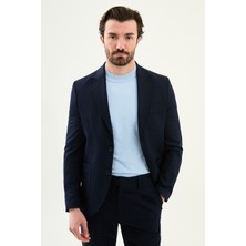 MCR Düz Slim Fit Mono Yaka Torba Cep Erkek Ceket