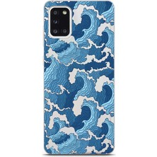 Mobilpad Samsung Galaxy A31 Uyumlu Baskılı Yumuşak Silikon Şeffaf Telefon Kılıfı