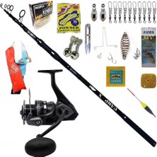 Okuma Wave Power 8000 390CM 3,5lbs Oslo Carp-X Profesyonel Sazan Kıyı Olta Takımı Seti