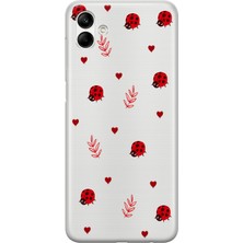 Mobilpad Samsung Galaxy A06 Uyumlu Baskılı Yumuşak Silikon Şeffaf Telefon Kılıfı