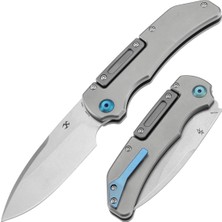 Kansept Hazard | Bali Kilitli | Taşlanmış Titanyum Sap | Cpm S35VN Çelik Çakı | K1104H1