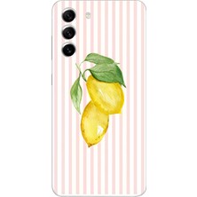 Mobilpad Samsung Galaxy S21 Uyumlu Baskılı Yumuşak Silikon Şeffaf Telefon Kılıfı