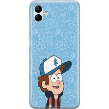 Mobilpad Samsung Galaxy A06 Uyumlu Baskılı Yumuşak Silikon Şeffaf Telefon Kılıfı