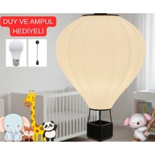 Piccomino Bohem Tasarım Sıcak Hava Balonu Avize - Dekoratif Bebek Odası Aydınlatma