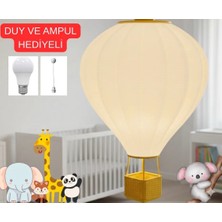 Piccomino Bohem Tasarım Sıcak Hava Balonu Avize - Dekoratif Bebek Odası Aydınlatma