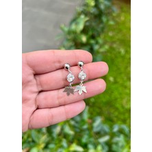 Defne Silver Çınar Küpe
