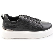 Bambi Kahve Hakiki Deri Erkek Sneaker E01398071043