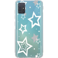 Mobilpad Samsung Galaxy A71 Uyumlu Baskılı Yumuşak Silikon Şeffaf Telefon Kılıfı