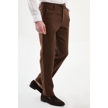 MCR Düz Slim Fit İpli Beli Lastikli %100 Keten Erkek Pantolon
